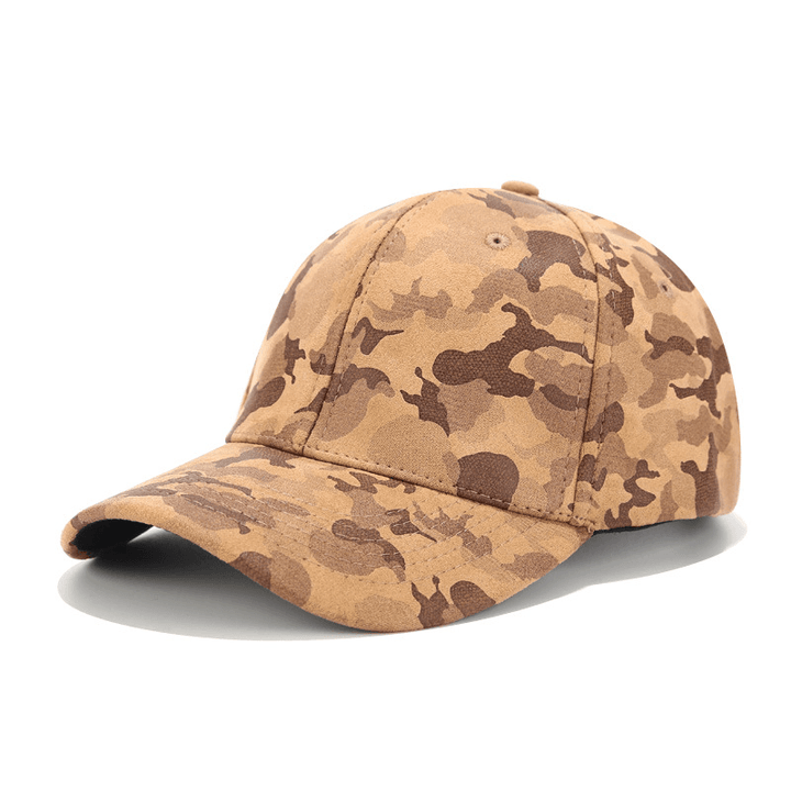 Fashion Simple Suede Camouflage Baseball Cap - MRSLM