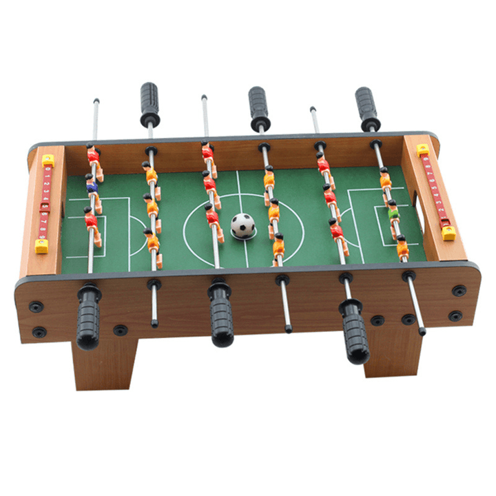 50X25X12.5Cm Football Table Game Wooden Soccer Game Tabletop Foosball Sports Family Activities - MRSLM