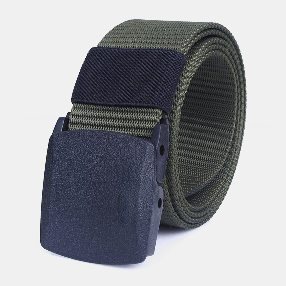 120Cm 3.8Cm Nylon Waist Belts Zinc Alloy Tactical Belt Inserting Buckle - MRSLM