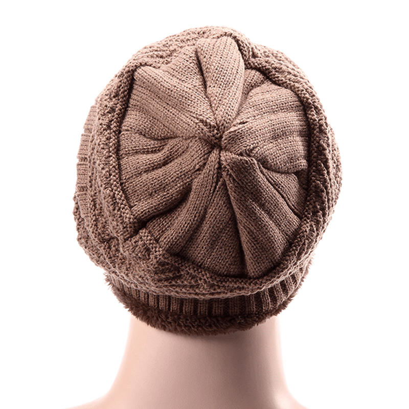 Men Knitted Slouch Beanie Hat - MRSLM