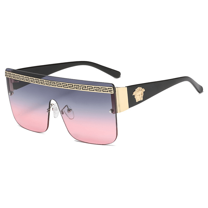 Trendy Fashion Personality Head Decorated Sunglasses Frameless - MRSLM
