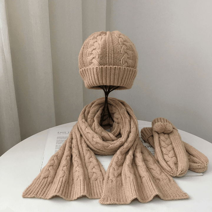 Men'S and Women'S Parent-Child Warm Woolen Hats - MRSLM