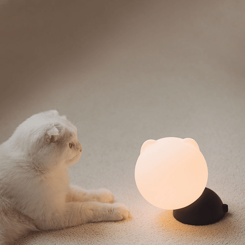 SOLOVE OO1D Smart USB Charging Cat Night Light LED Portable Lamp Sleeping Bedroom Mini Small Table Lamp - MRSLM