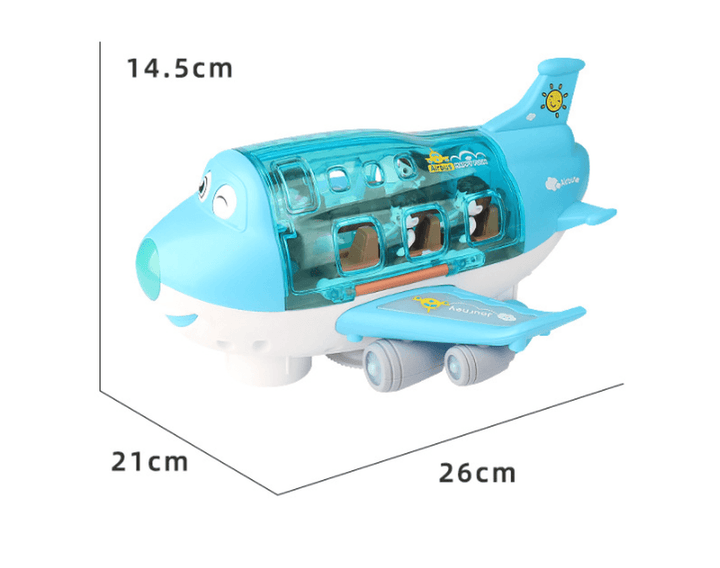 Simulation Model 360 Rotating Music Light Children'S Toy Airplane - MRSLM