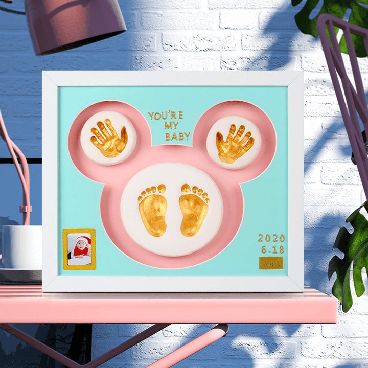 Baby Hand and Foot Print Lanugo Photo Frame - MRSLM