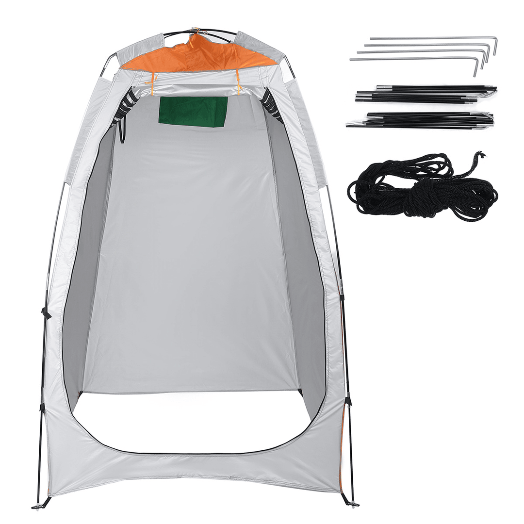 Outdoor Portable Privacy Shower Toilet Tent Camping Tent Camping Dress Changing Tent Uv-Proof Dressing Tent - MRSLM