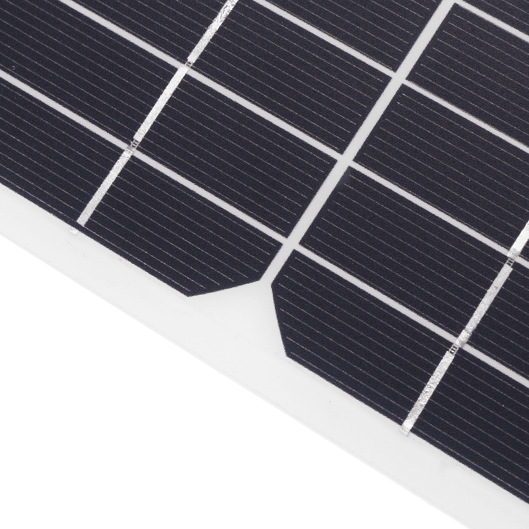 20W 5V Monocrystalline Solar Panel Mono Solar Powered Panel Waterproof Fast Charging Charger Board with Accessories - MRSLM