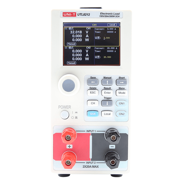 UNI-T UTL8211/UTL8212 High-Precision Compact DC Electronic Load Tester Single/Dual Channel 150V Power Supply Current Test - MRSLM