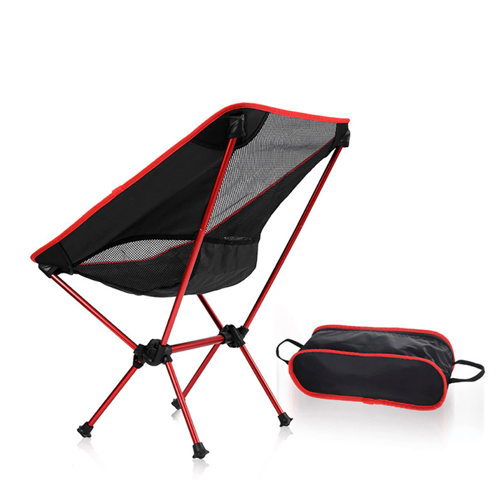 Folding Chair Portable Aluminum Moon Chair Leisure Folding Chair Outdoor Beach Outdoor Fishing Camping Barbecue Picnic Beach Load 150Kg - MRSLM