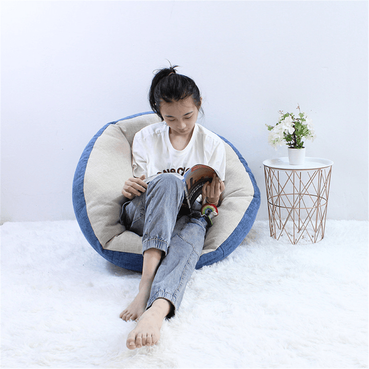 Lazy Lounge Sofa Large Bean Bag Cover Adult Kids Chair Home Indoor S/L Size - MRSLM