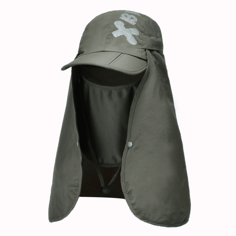 Mountaineering Sun Hat Male Summer Sunscreen Sunshade Outdoor Fishing Hat Sunscreen - MRSLM