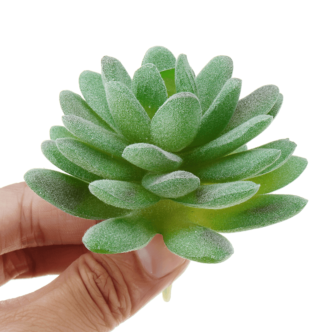 11Pcs/Set Artificial Succulent Flower Floral Plants Home Garden DIY Landscape Decorations - MRSLM