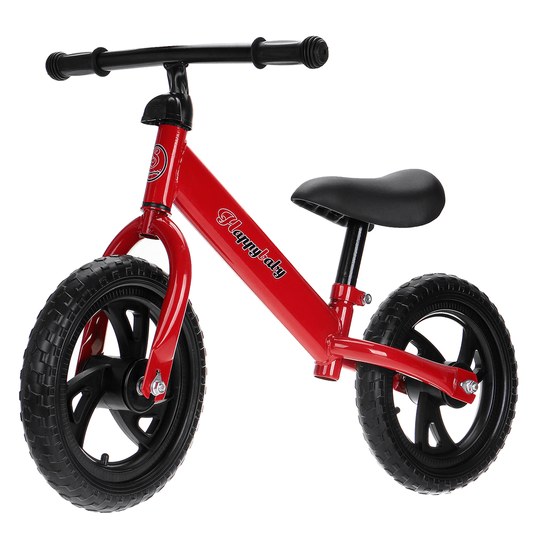 Kids Portable Adjustable No Pedal Best Balance Bike for Children Aged 2-7 Toddler Educational Bicycle Gift for Boys＆Girls - MRSLM