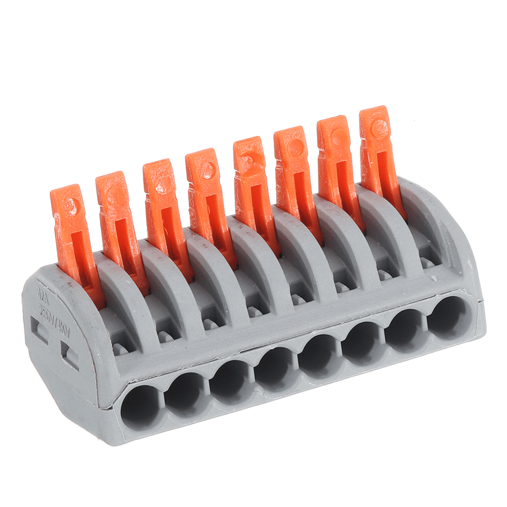 PCT-218 8Pin Universal Connectors Terminals Electric Cable Wire Connector Terminal Block Cable Terminals - MRSLM