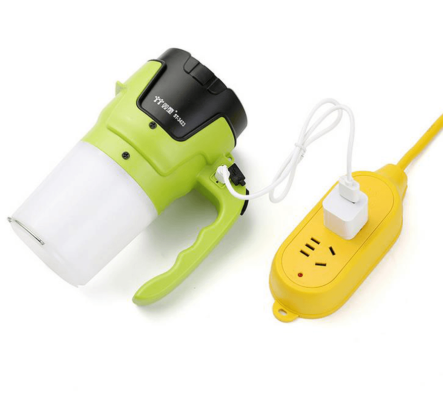 Outdoor Emergency Light Strong Camping Light Flashlight USB Rechargeable Patrol Lamp - MRSLM