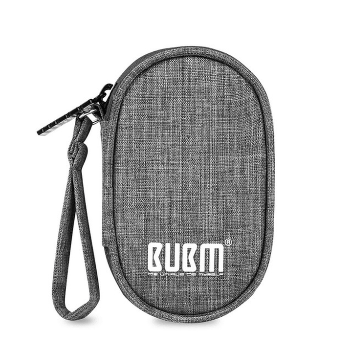 BUBM Travel Carrying Case for Small Electronics and Accessories Earphone Earbuds Cable Change Purse - MRSLM