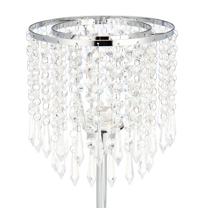 Crystal Table Pendant Lamps Bedroom Modern Wedding Decoration Dimmable Desk Lamp for Bedside Living Room Lighting - MRSLM