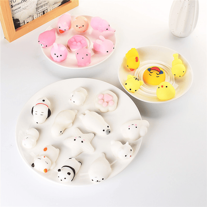 25 PCS Random Squishy Lot Slow Rising Kawaii Cute Animal Squeeze Hand Toy - MRSLM