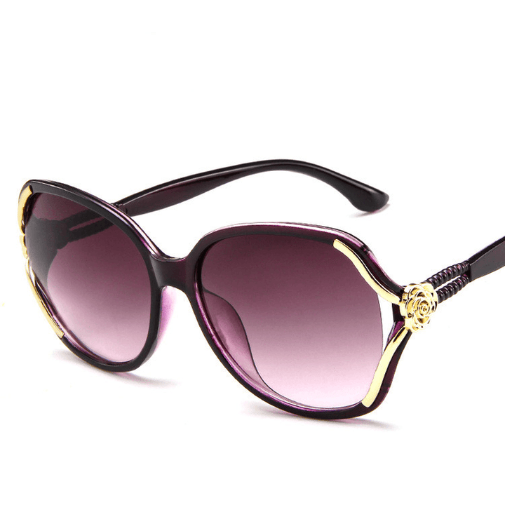 Ladies Sunglasses European and American Flower Sunglasses - MRSLM