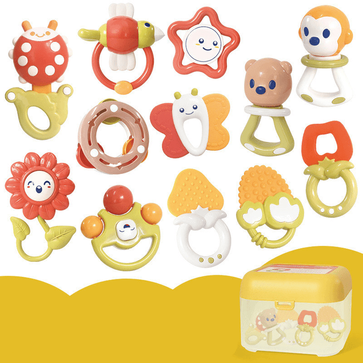 Baby Rattle Plastic Toy Gift Box Set - MRSLM