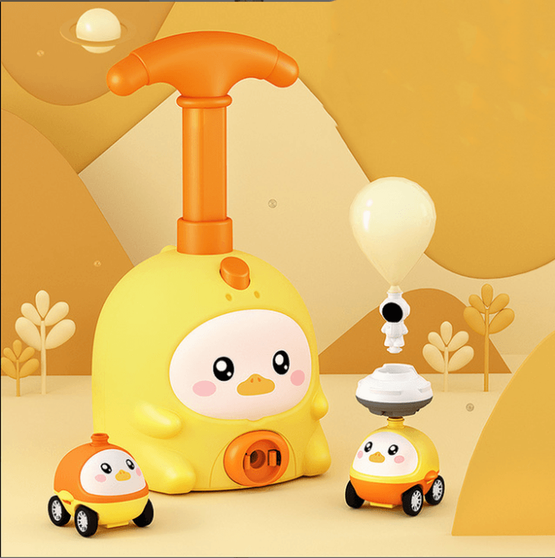 Balloon Car Toys for Babies 2 to 4 6 Years Kids Educational Air Power Balloon Car Launch Tower Montessori Toy for Children Gift - MRSLM