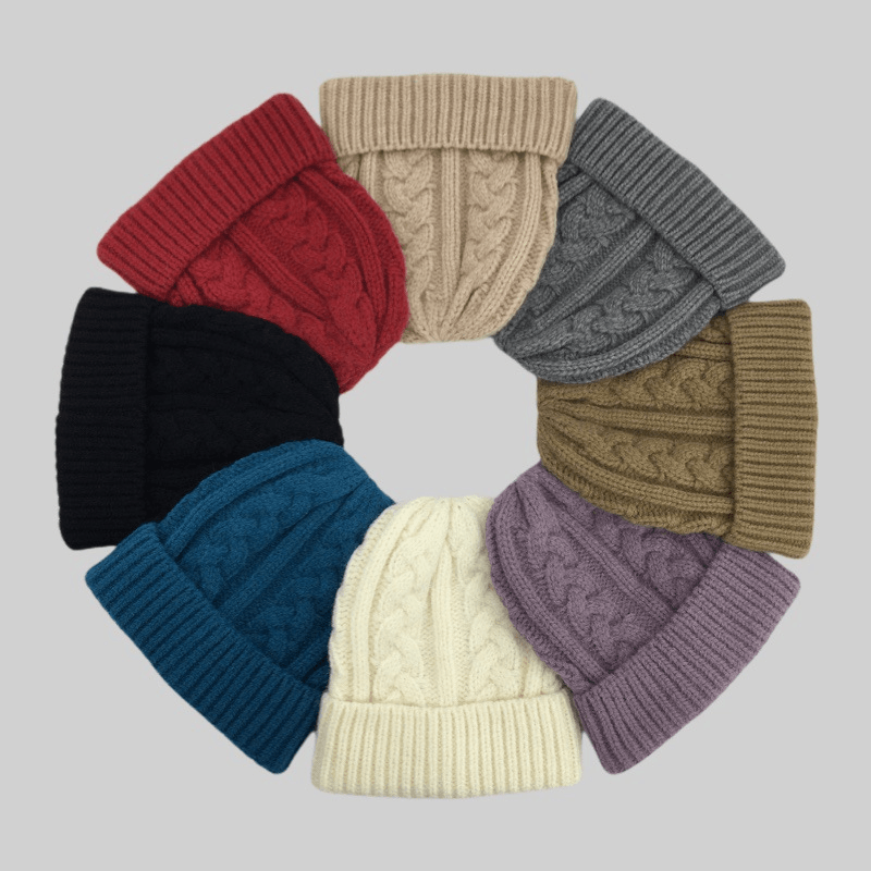 Men'S and Women'S Parent-Child Warm Woolen Hats - MRSLM