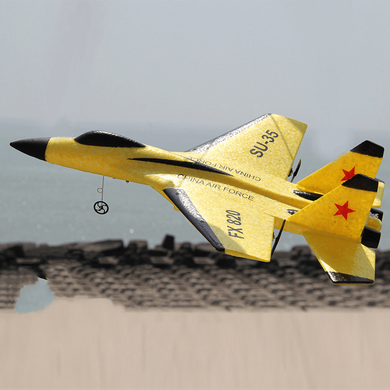 Remote Control Aircraft Fighter SU35 Fixed-Wing Glider Drop Resistant Foam Airplane - MRSLM