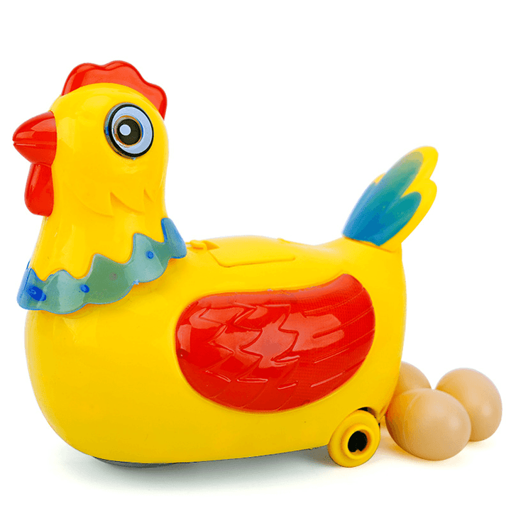 Little Hen Who Can Walk and Lay Eggs Electric Universal Baby Toy - MRSLM