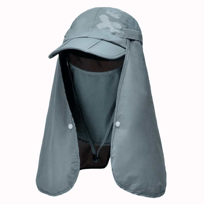 Mountaineering Sun Hat Male Summer Sunscreen Sunshade Outdoor Fishing Hat Sunscreen - MRSLM