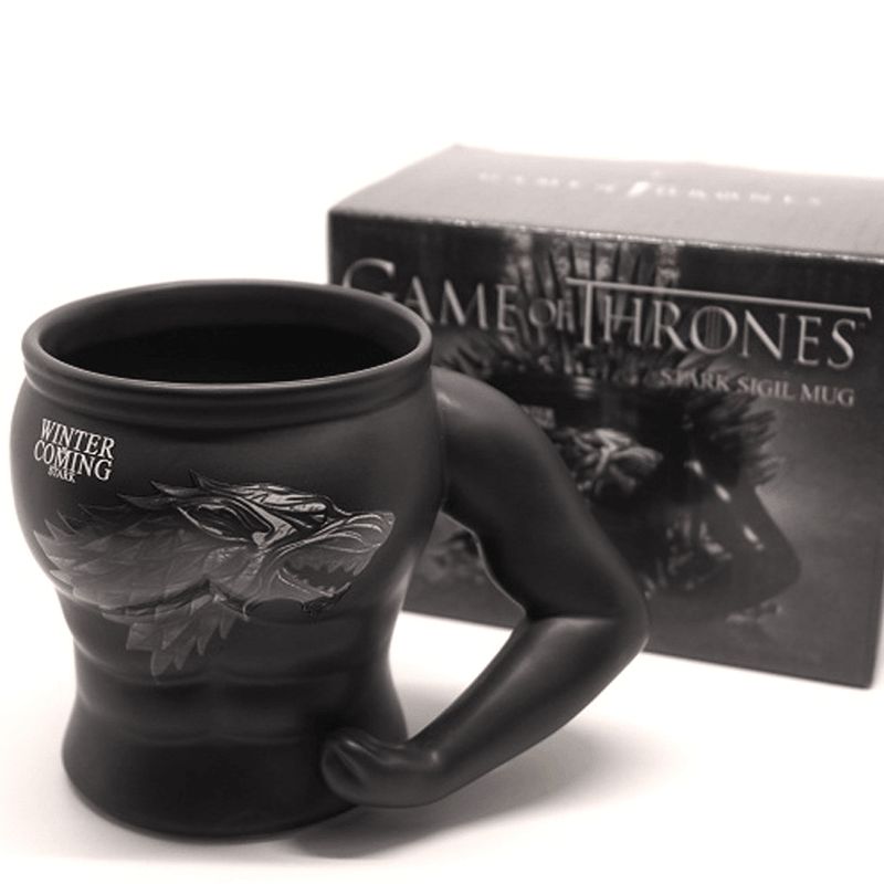 Game of Thrones Ceramic Muscle Mug Coffee Cup Personality Muscle Man Funny Cartoon Man Modeling Cup - MRSLM