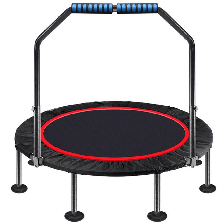 40/48 Inch Foldable Trampoline round Jumping Pad Cardio Elastic Yoga Exercise Max Load 50/60Kg - MRSLM