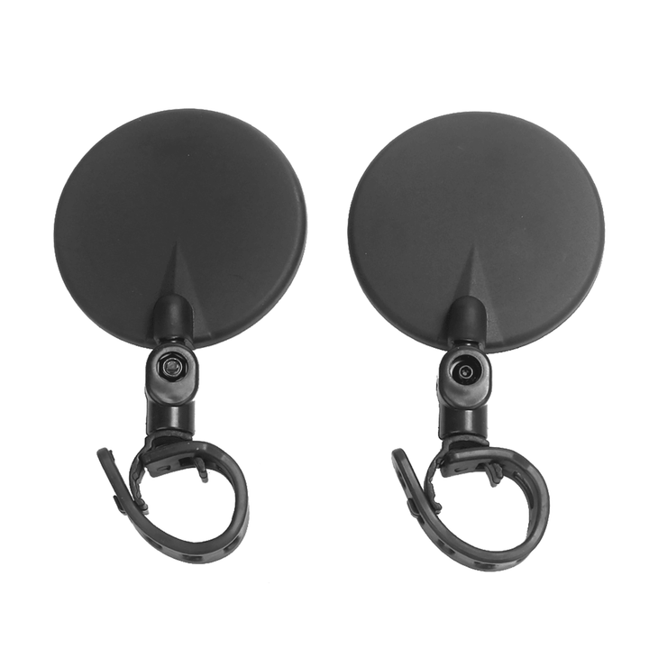 BIKIGHT 1Pair 360° Rotatable Rear View Mirror for XIAOMI M365 Ninebot Electric Scooter Back Wing Door Reflector Parts - MRSLM