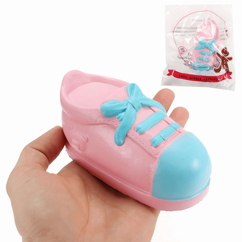 Squishy Shoe 13Cm Slow Rising with Packaging Collection Gift Decor Soft Squeeze Toy - MRSLM