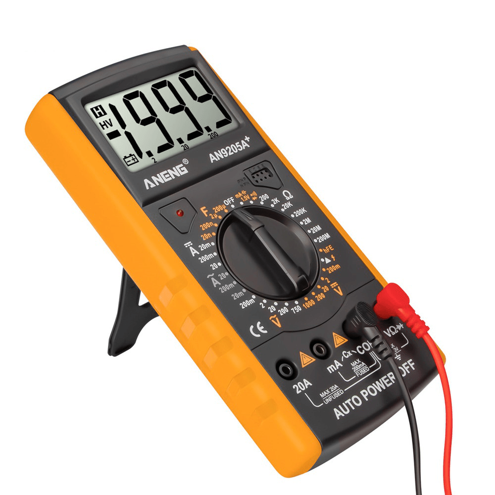 ANENG AN9205A+ Digital Multimeter Resistance Diode Continuity Tester AC/DC Voltage Current Meter - MRSLM