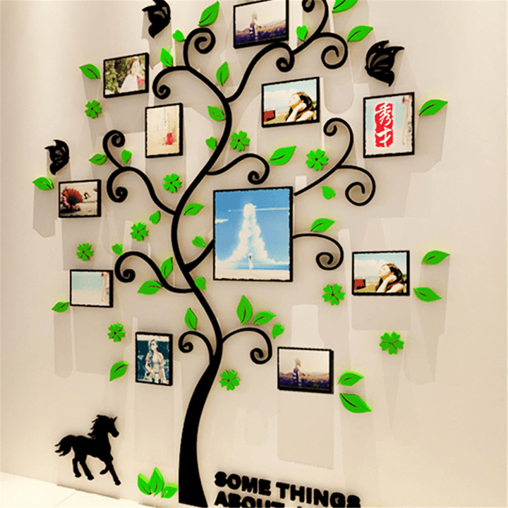 3D Photo Frame Family Tree Wall Sticker Living Room Bedroom Decor - MRSLM