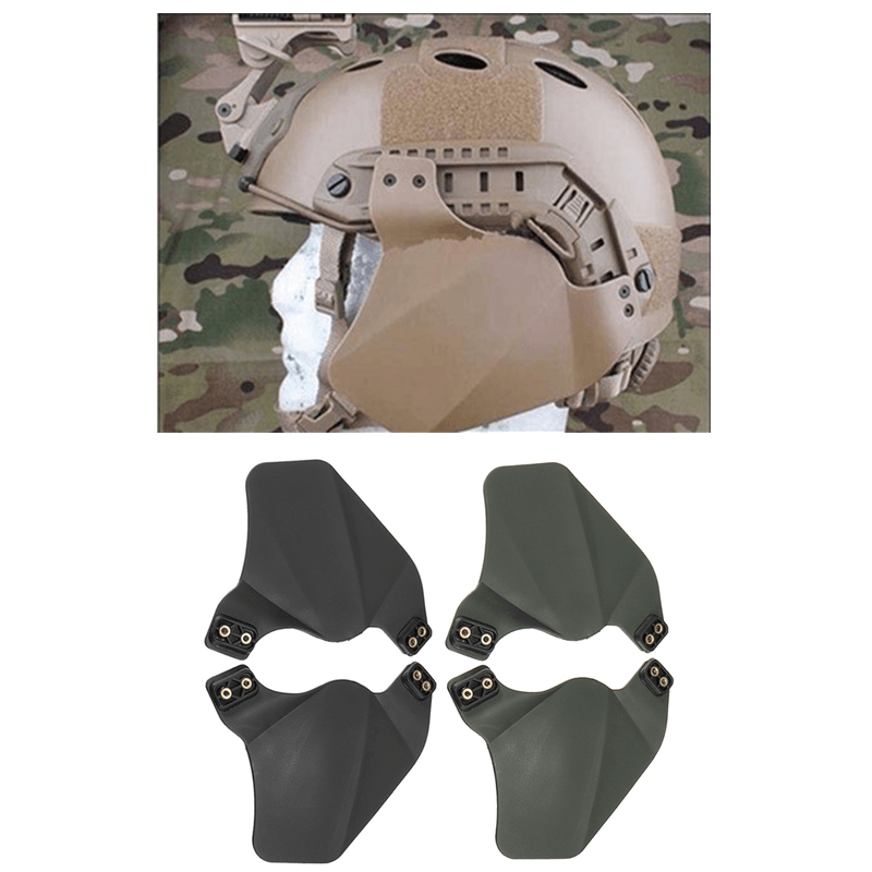 Universal Men Rubber Side Protector Ears Covers for Helmet - MRSLM