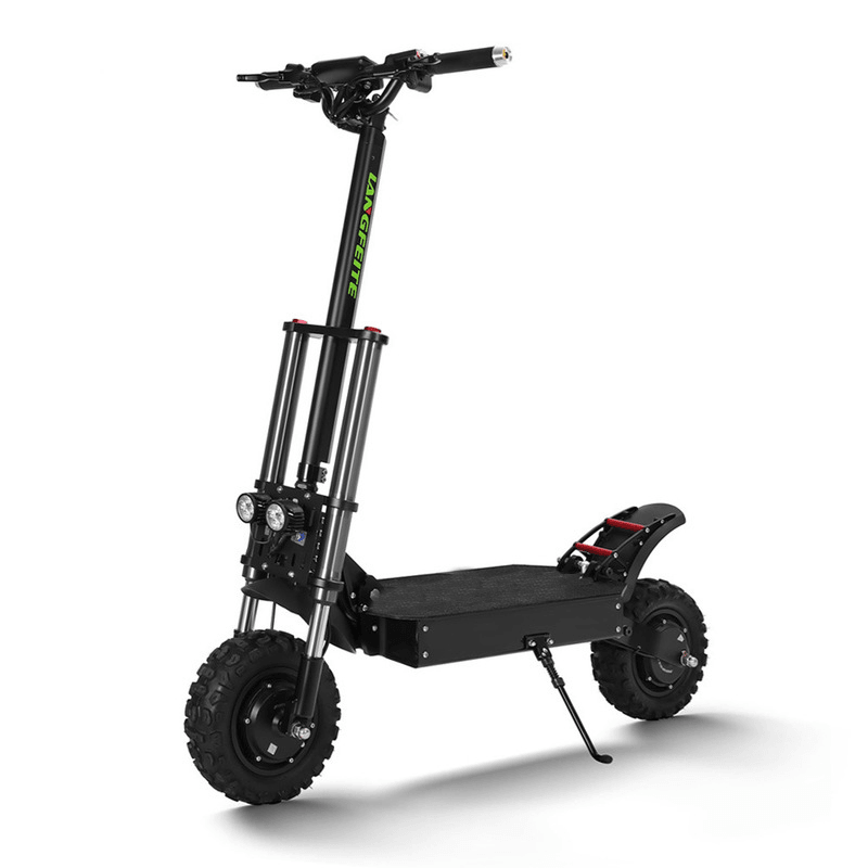 LANGFEITE T8 1200Wx2 Dual Motor 26Ah 11Inch Folding Electric Scooter Top Speed 70 Km/H Max.Load 150Kg Double Brake System EU Plug - MRSLM