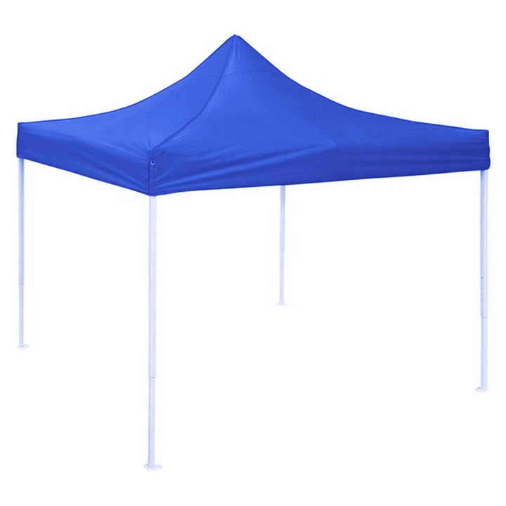 2X2M Canopy Top Sunshade Replacement Top Waterproof Dustproof Sun Protection Outdoor Camping Garden Shelters Blue Red White - MRSLM