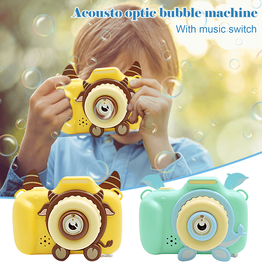 The New Automatic Size Bubble Camera Fan Vibrato with the Same Children'S Toy - MRSLM