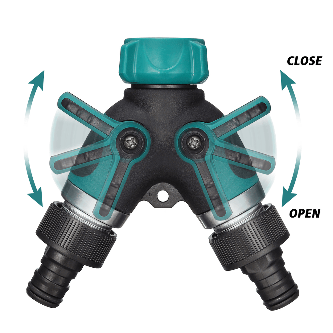 Y-Shaped Tap Joint Valve Connector Plastic Double Pass with 2 Adapters American Standard - MRSLM