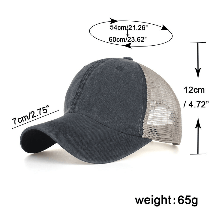 Men Women Summer Mesh Breathable Baseball Cap - MRSLM