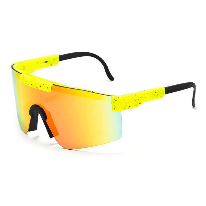 Colorful Full Electroplating Real Film Sports Sunglasses - MRSLM