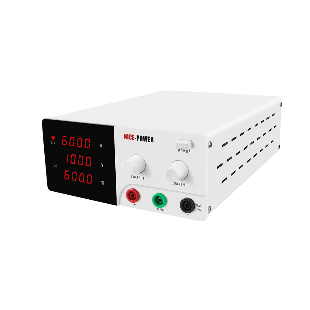 NICE-POWER R-SPS6010 60V 10A Digital Adjustable DC Power Supply Laboratory Power Source 4-Bit Display Voltage Regulator Current Stabilizer - MRSLM