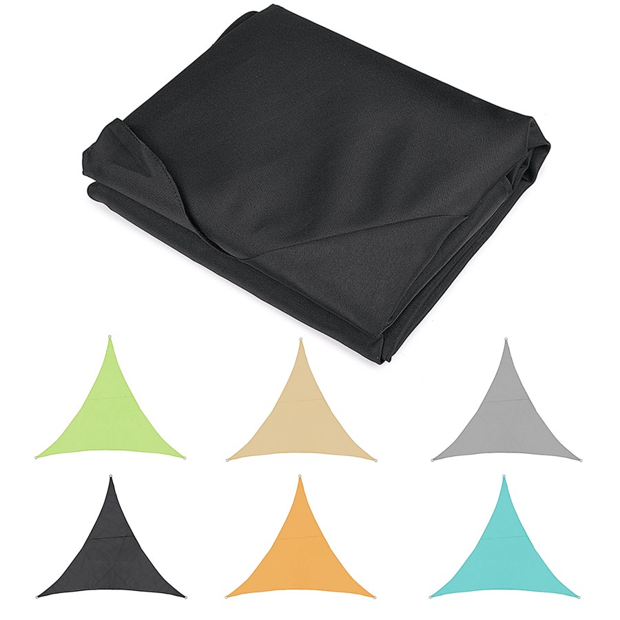 Sun Shade Sail Waterproof 420D Oxford Polyester Canopy Cover Awning Garden Yard Plant Protection - MRSLM