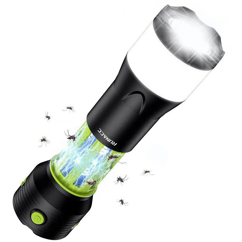 4800Mah 5W Camping Light Multifunctional IPX5 Waterproof Flashlight Mosquito Killer Light with Emergency Power Bank Function - MRSLM