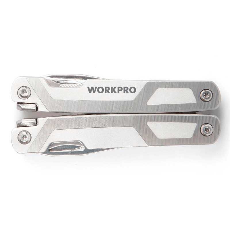 WORKPRO 16 in 1 Multi-Function Folding Tool Kitchen Bottle Opener Sharp Pocket EDC Multitool Pliers Saw Blade Knife Screwdriver Outdoor Camping Tool - MRSLM