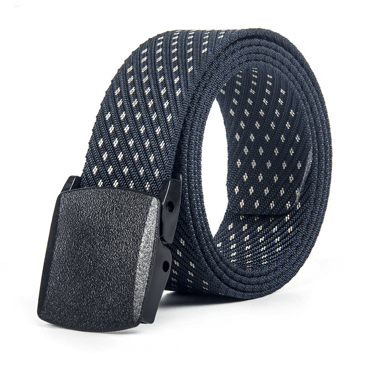 120CM Automatic Buckle Nylon Belt Men Army Tactical Alloy Buckle Pants Strap - MRSLM