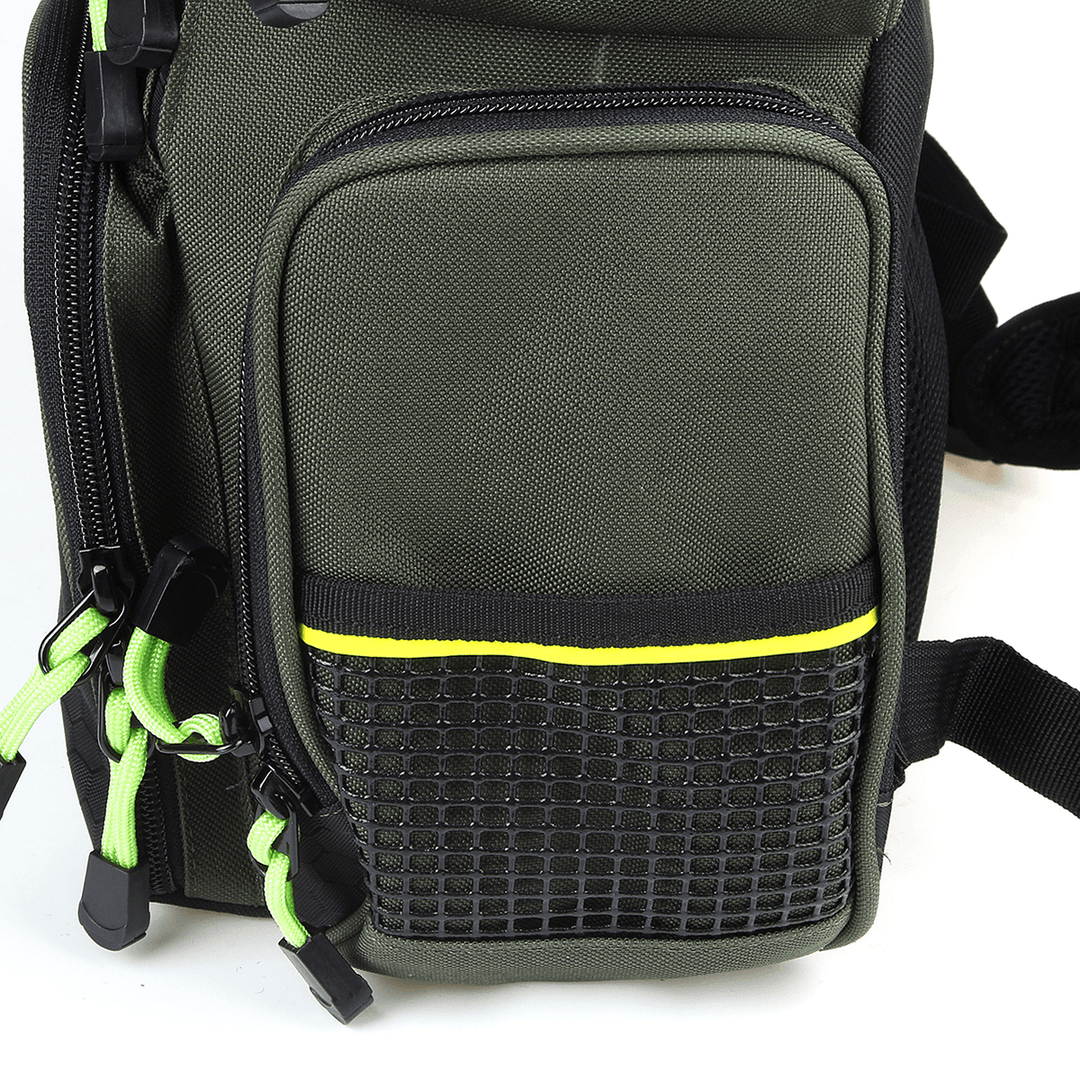 22/64L Backpack Fishing Bag Travel Camping Storage Bag with Lure Boxes - MRSLM