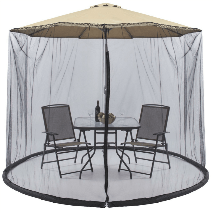 Ipree® 300X230Cm Patio Umbrellas Mesh Net Tables Picnic Net Cover Install Anti-Mosquitoes Net - MRSLM