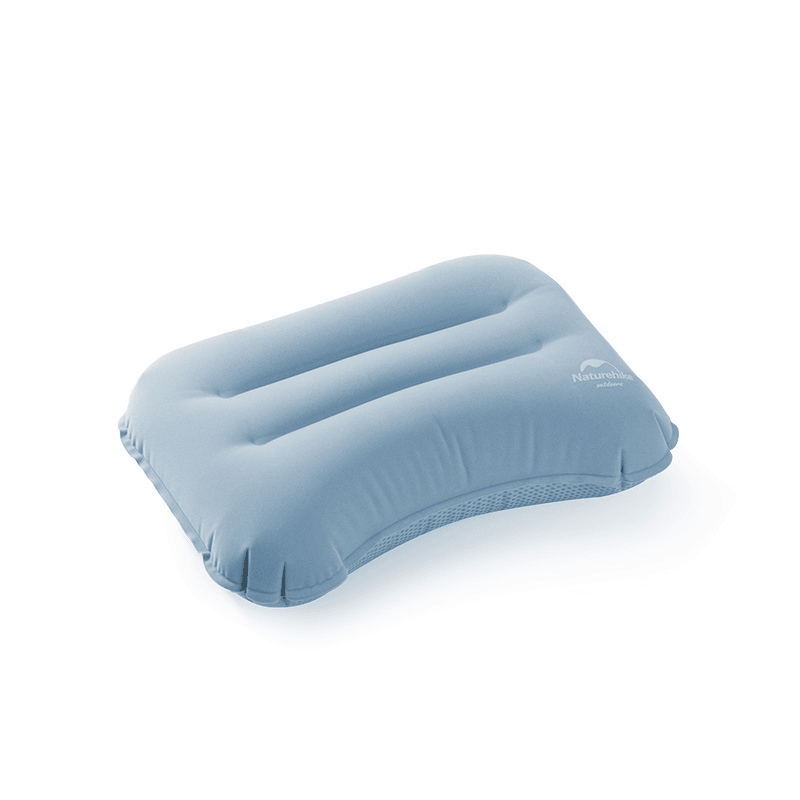 Naturehike TPU Flocked Comfortable Inflatable Pillow Sleep Pillow Lightweight Storage Outdoor Portable Travel Pillow - MRSLM